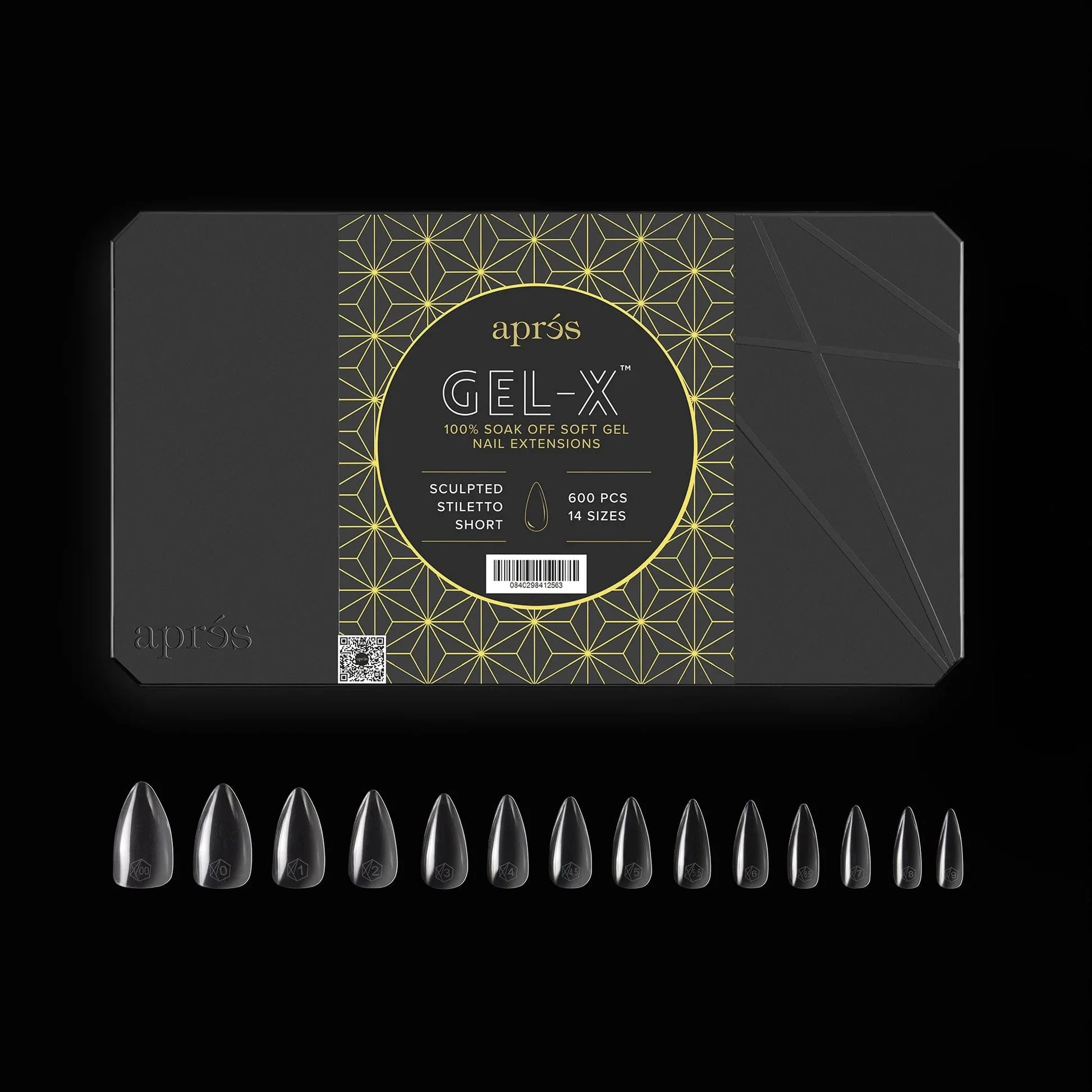 Apres Gel X™ Box of 600pcs / 420pcs 2.0 Sculpted Stiletto Tips - Image 3