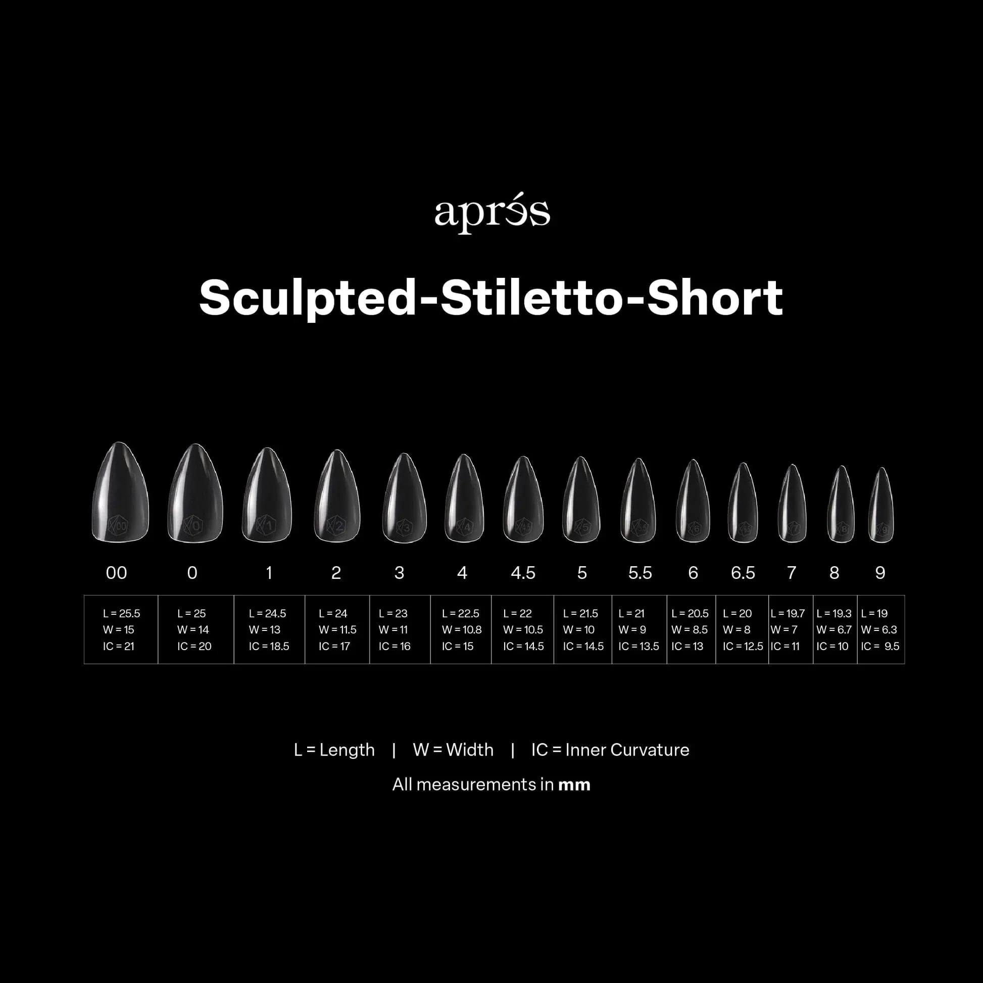 Apres Gel X™ Box of 600pcs / 420pcs 2.0 Sculpted Stiletto Tips - Image 5