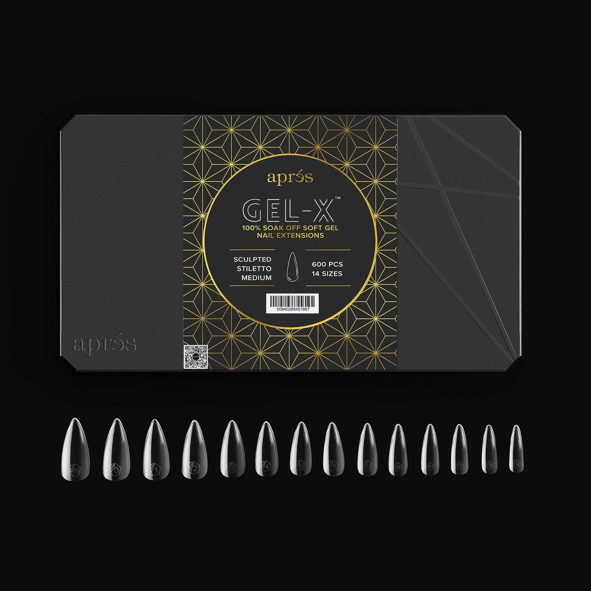 Apres Gel X™ Box of 600pcs / 420pcs 2.0 Sculpted Stiletto Tips - Image 6