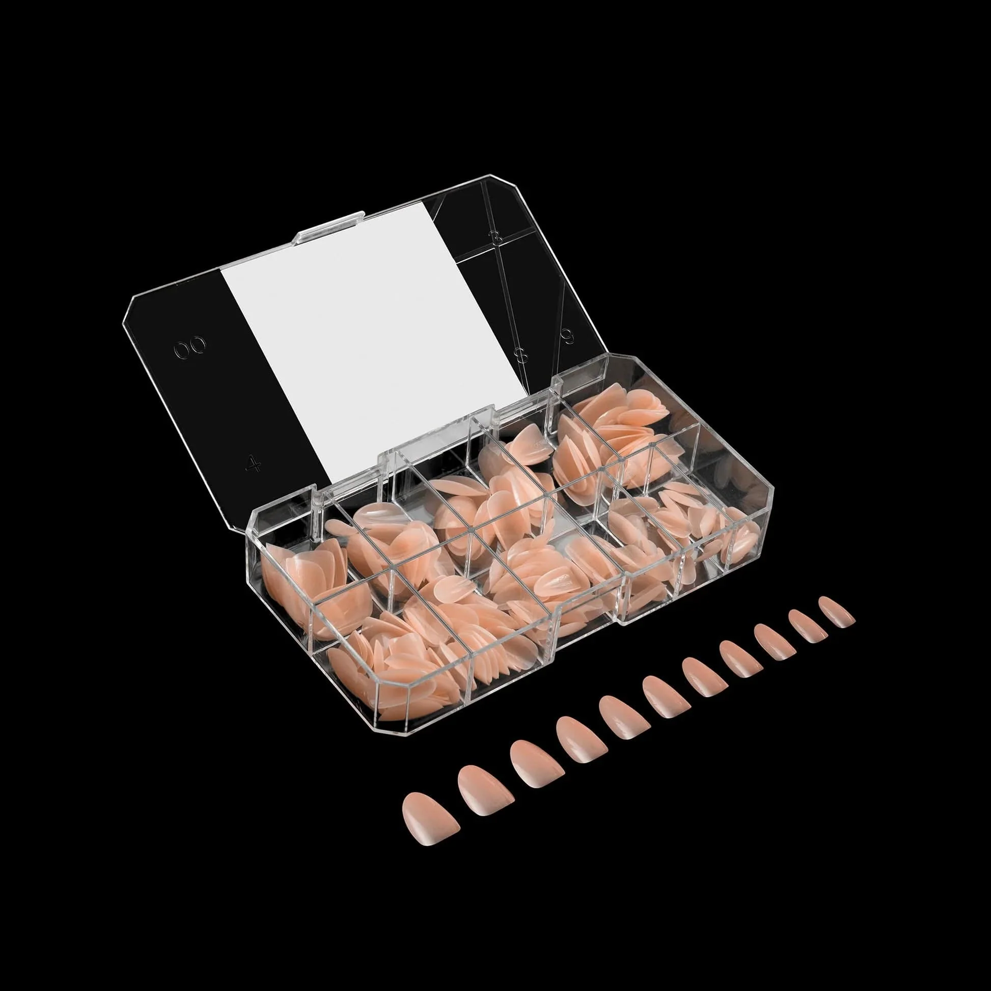 Apres Gel X™ NEUTRALS Box of 150pcs Emma Natural Round Tips - Image 4