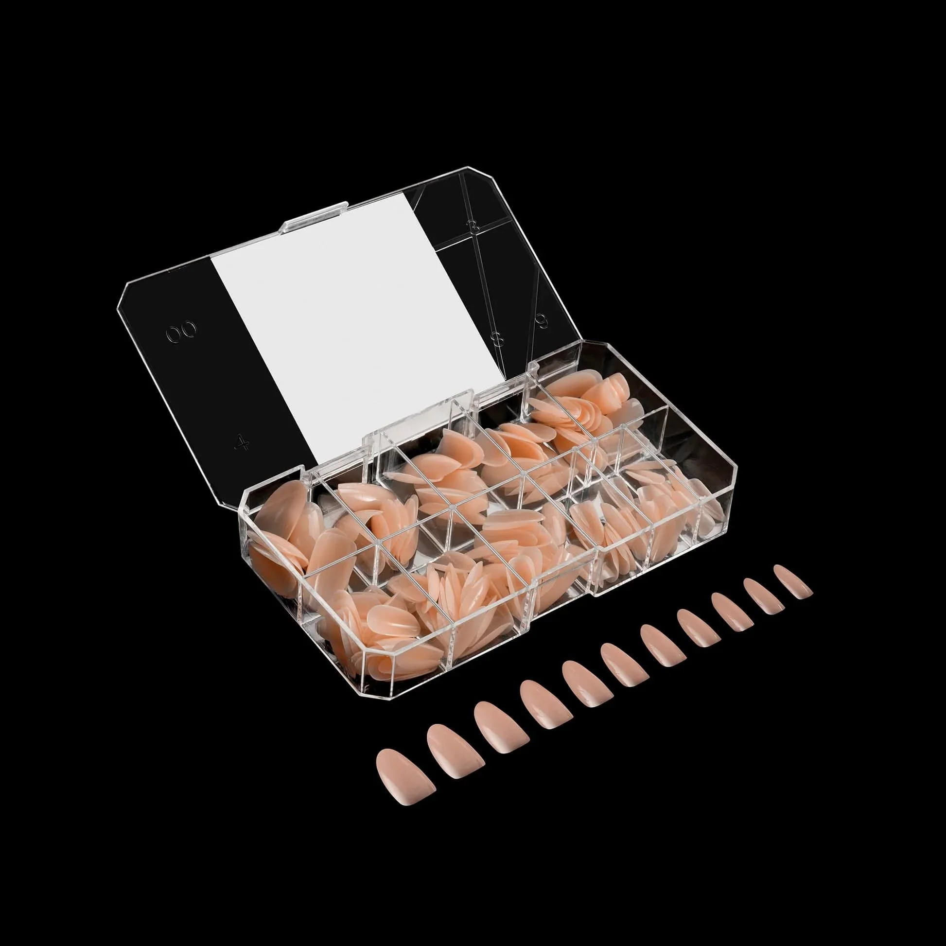 Apres Gel X™ NEUTRALS Box of 150pcs Emma Natural Round Tips - Image 9