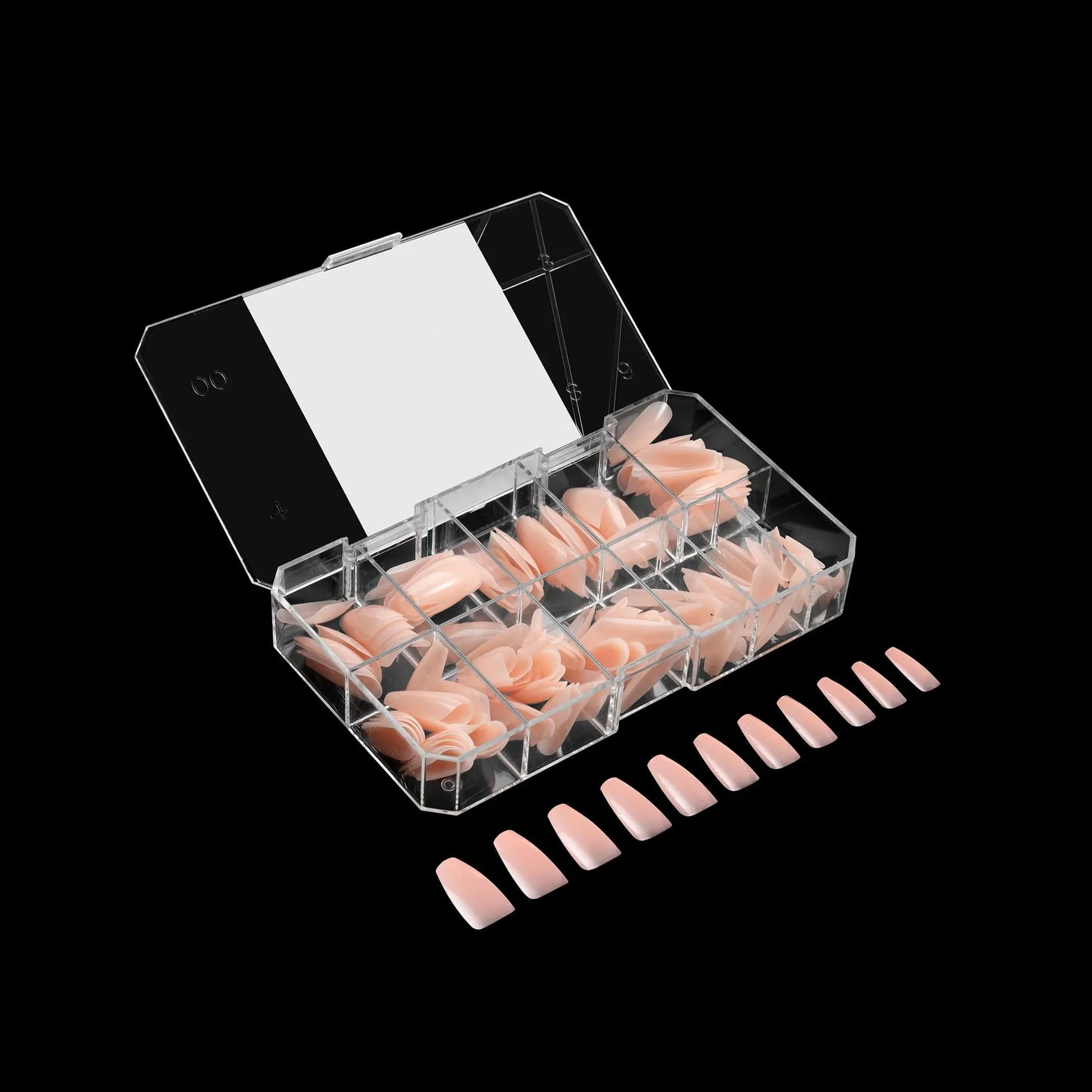 Apres Gel X™ NEUTRALS Box of 150pcs Chloe Natural Coffin Tips - Image 9