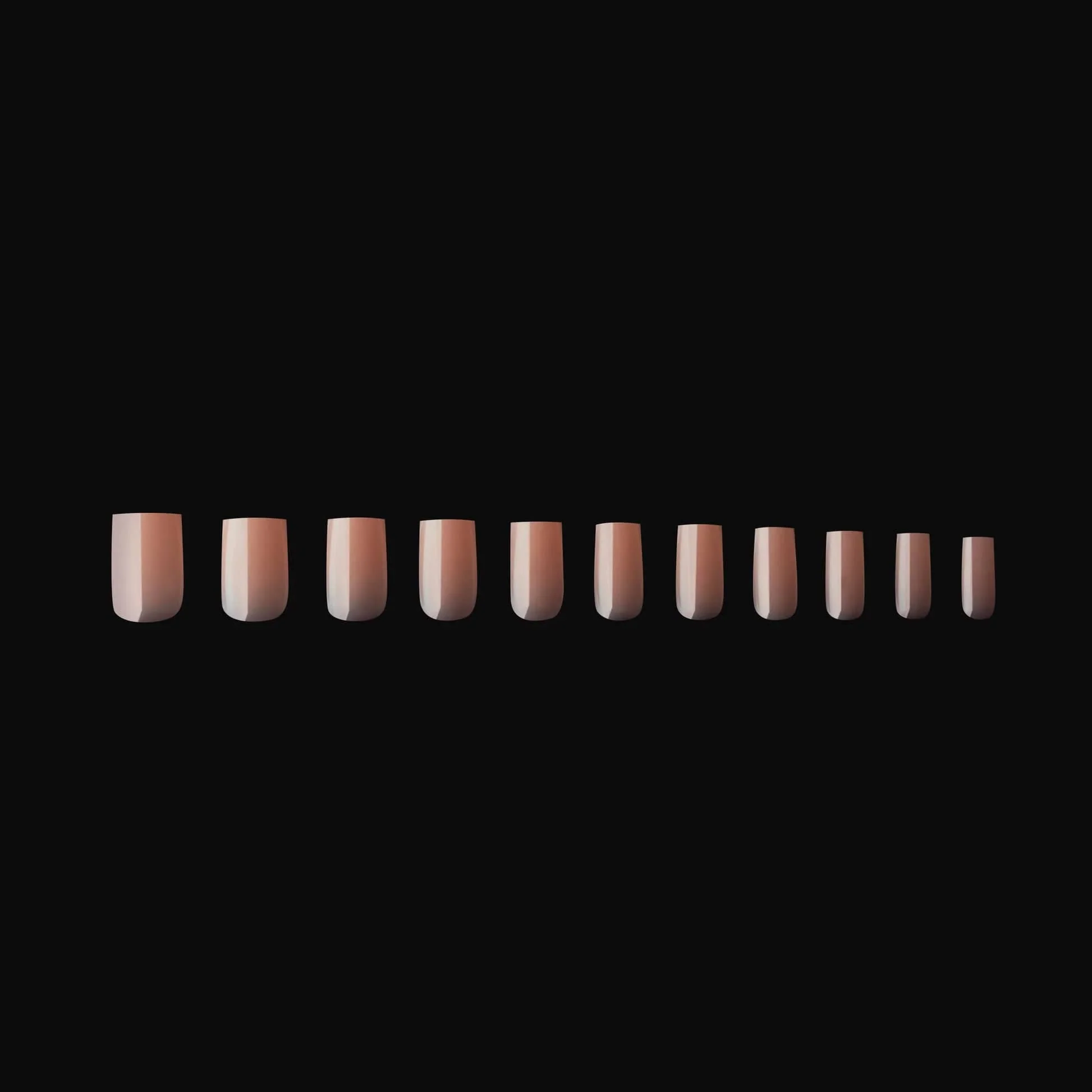 Apres Gel X™ NEUTRALS Box of 150pcs Imani Natural Square Tips - Image 15
