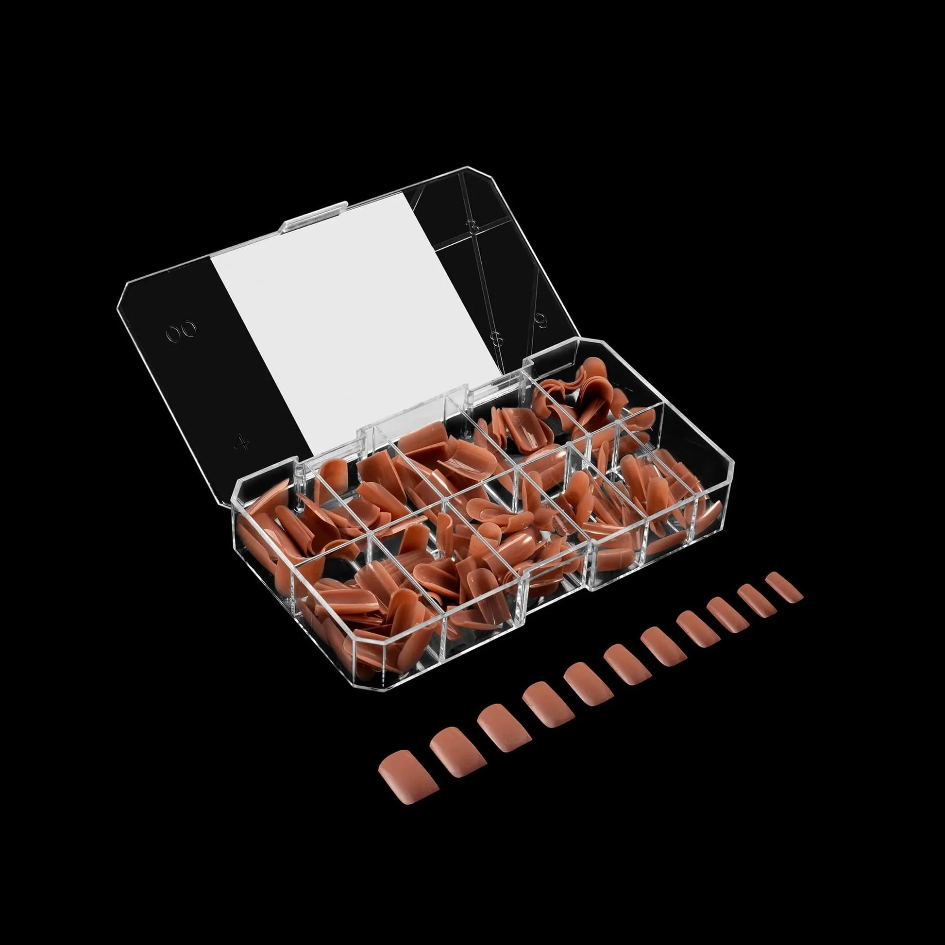 Apres Gel X™ NEUTRALS Box of 150pcs Imani Natural Square Tips - Image 16
