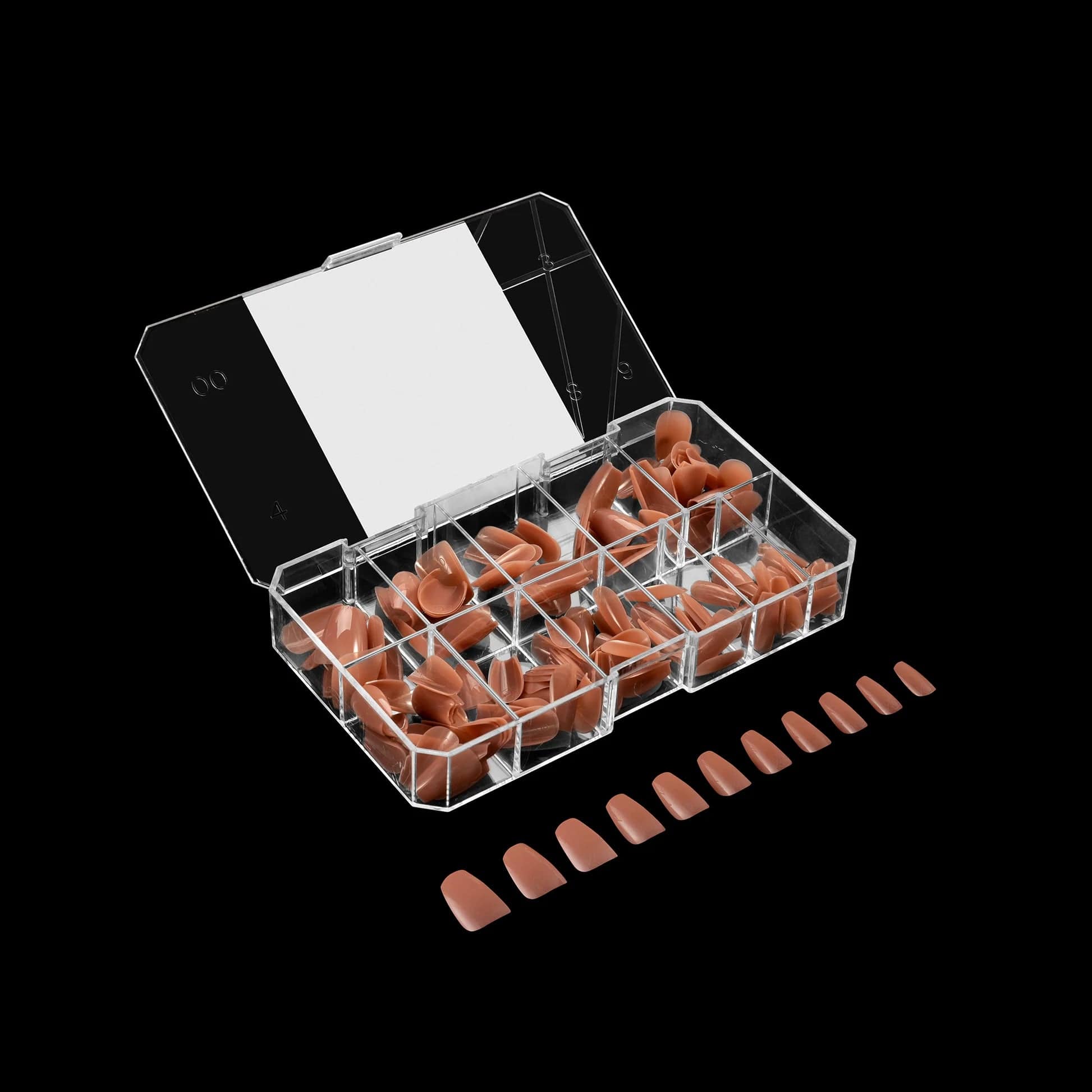 Apres Gel X™ NEUTRALS Box of 150pcs Imani Natural Coffin Tips - Image 5