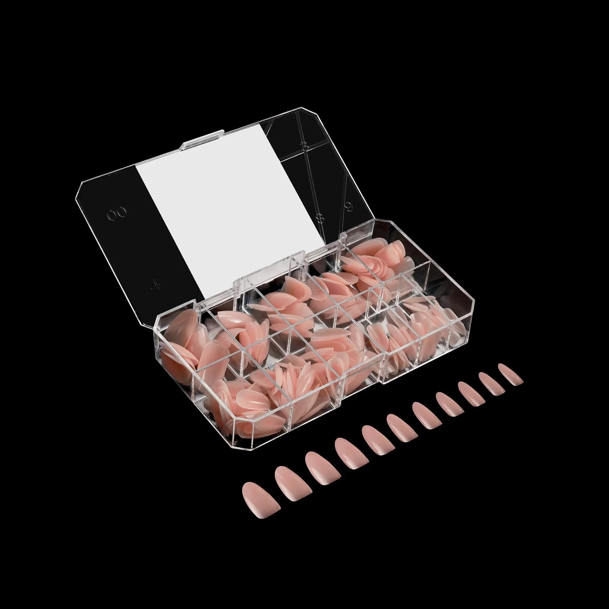 Apres Gel X™ NEUTRALS Box of 150pcs Margot Natural Round Tips - Image 10