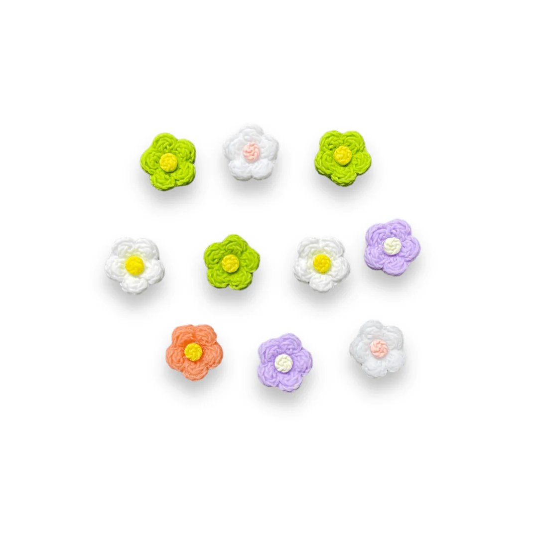 JNBS Nail Charm Kawaii Floral Medley 7057 (Assorted Colors) - Image 2