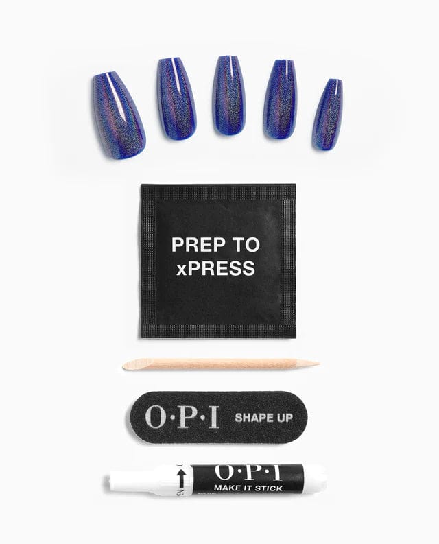 OPI xPRESS/ON Press On Nails Blue-Gie (Long) - Image 3