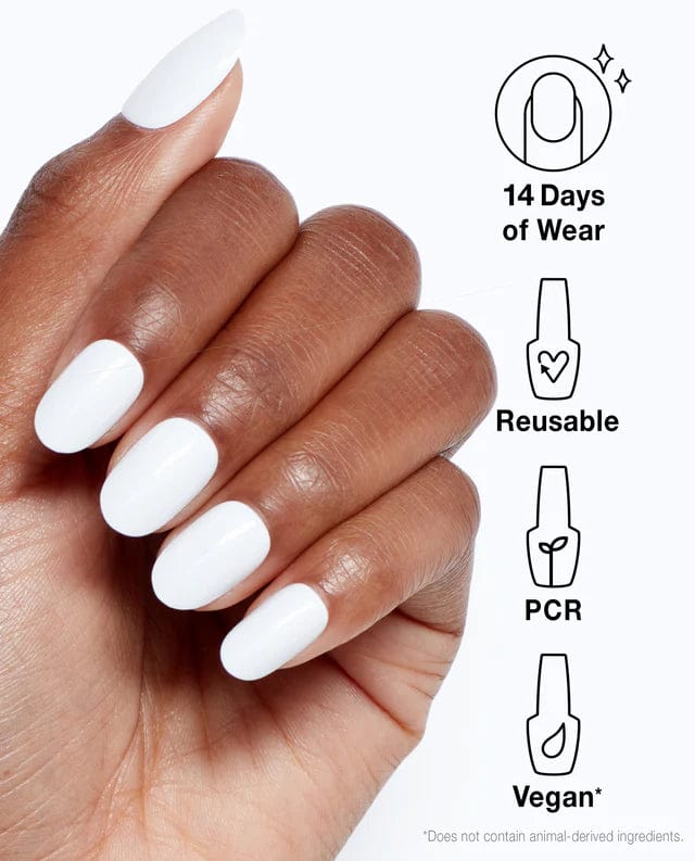OPI xPRESS/ON Press On Nails Alpine Snow (Long) - Image 4