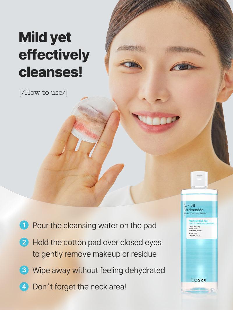 COSRX Low pH Niacinamide Micellar Cleansing Water 400ml - Image 8