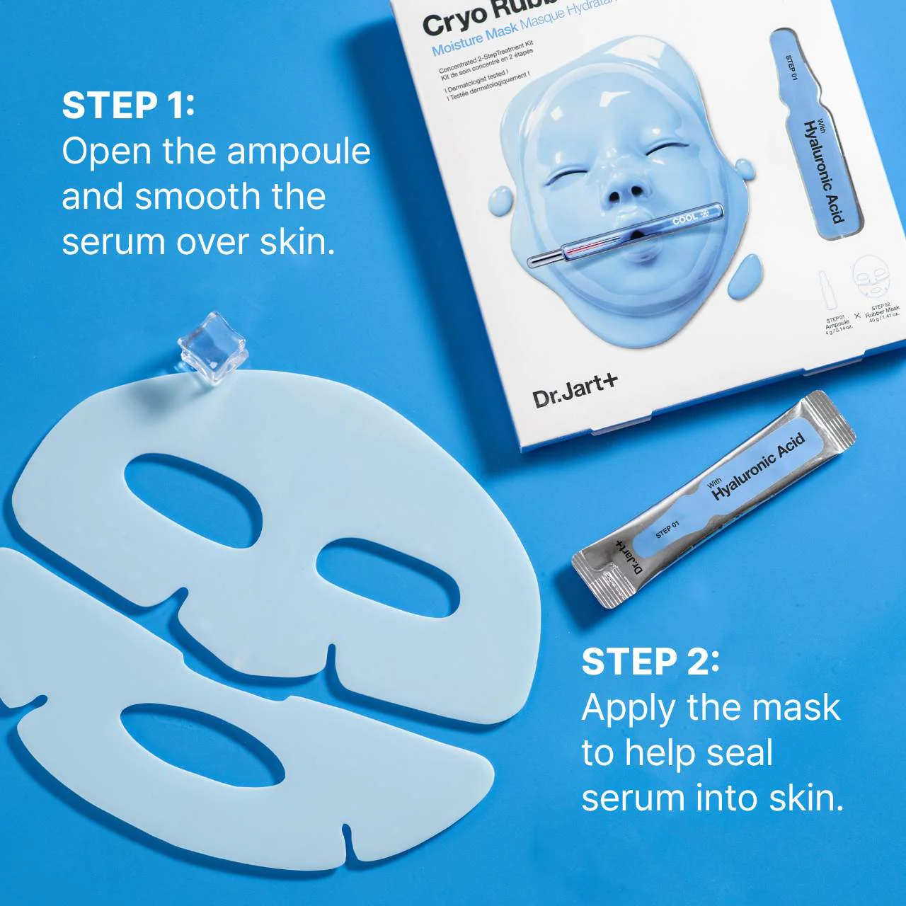 DR.JART+ Cryo Rubber with Moisturizing Hyaluronic Acid - Image 3