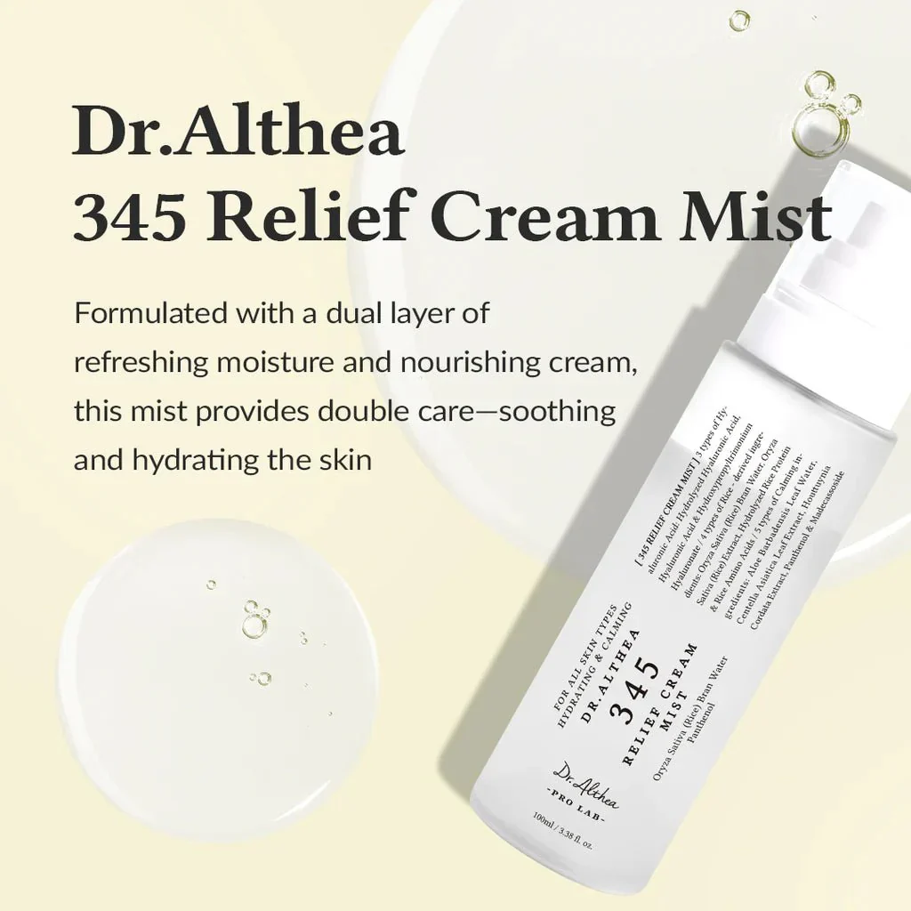DR.ALTHEA 345 Relief Cream Mist 60mL - Image 3