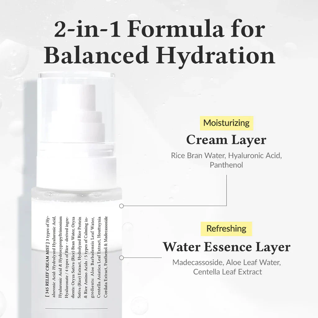 DR.ALTHEA 345 Relief Cream Mist 60mL - Image 7