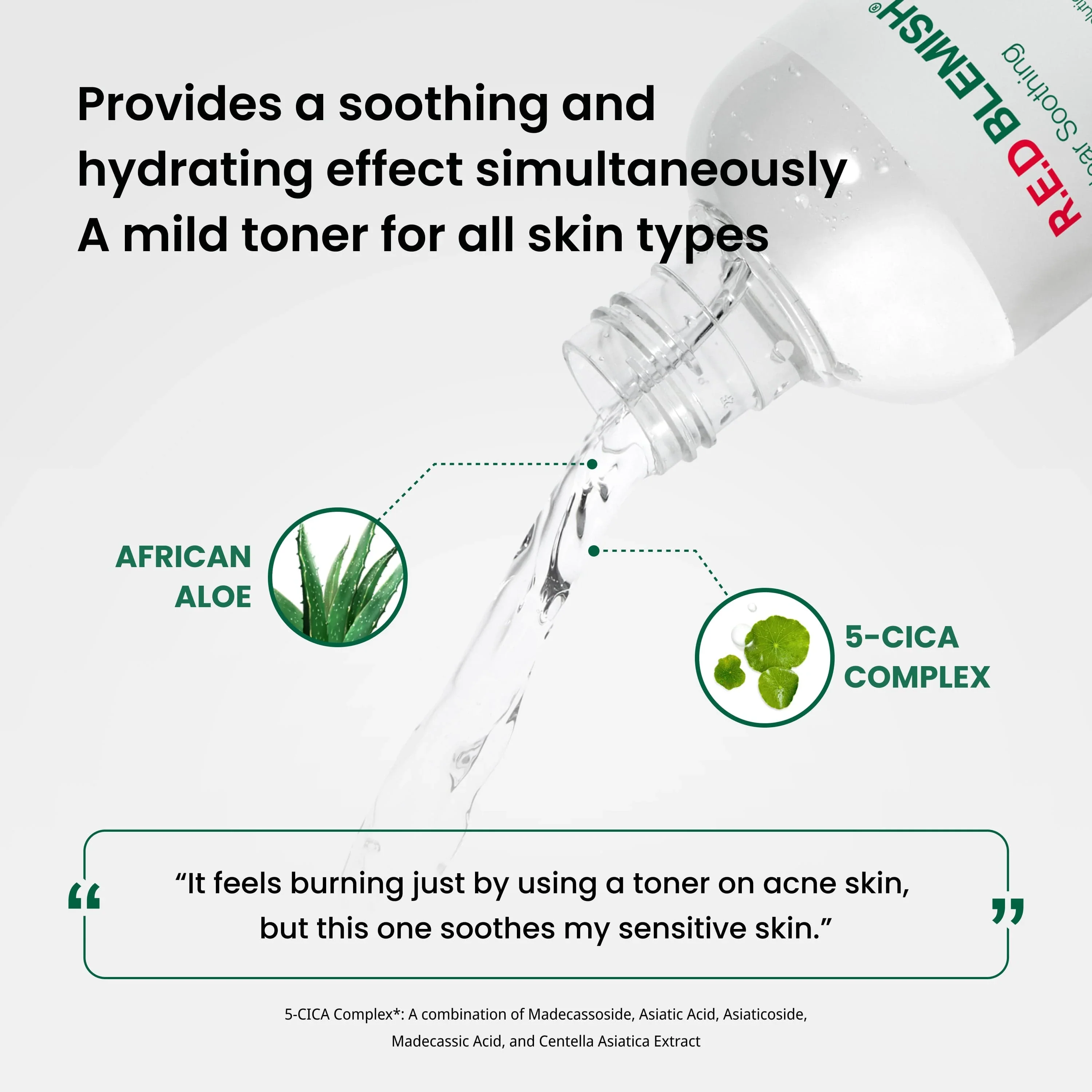DR.G R.E.D Blemish Clear Soothing Toner 300mL - Image 2