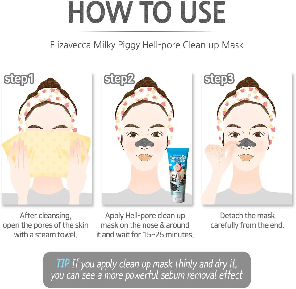 Elizavecca Milky Piggy Hell Pore Clean Up Mask 100ml - Image 5