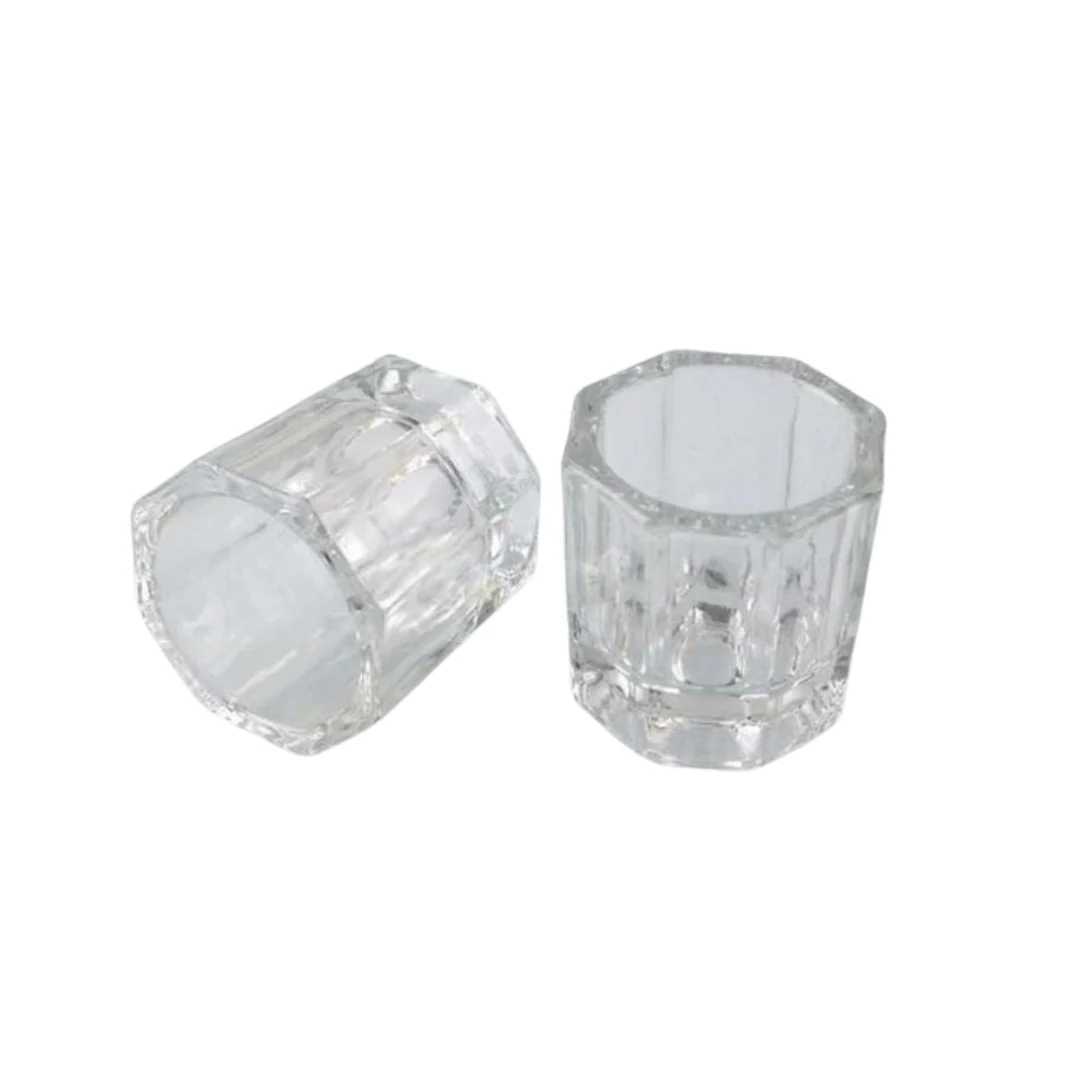 JNBS Empty Clear Glass Dappen Dish 1pc (Assorted Color)