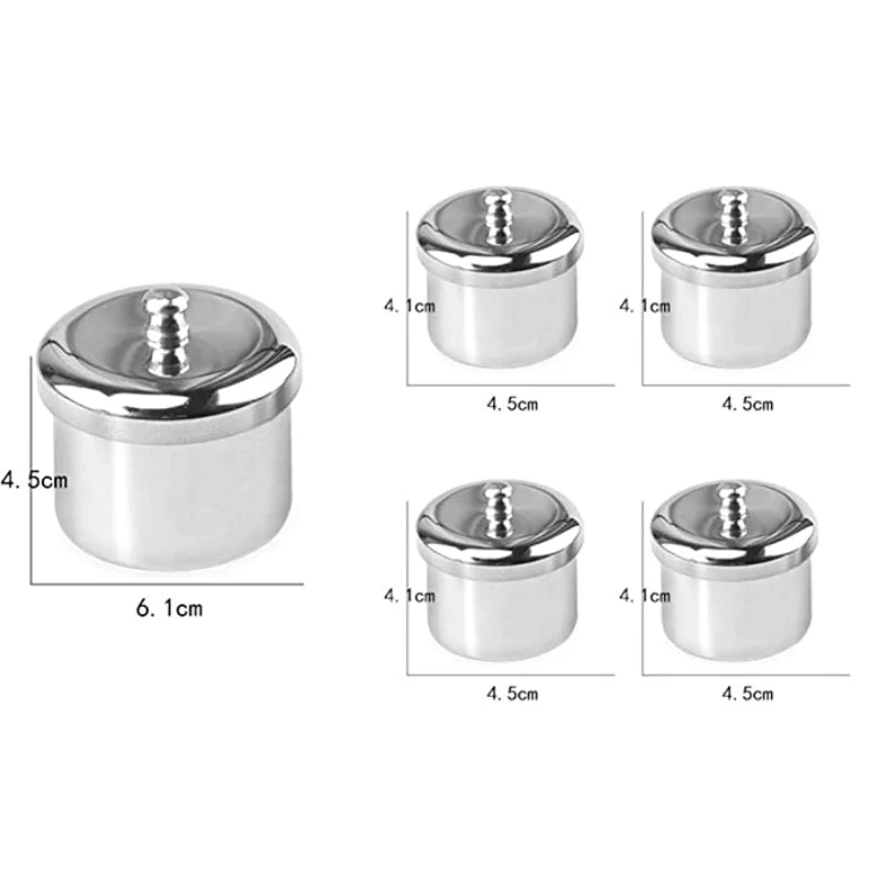 JNBS Empty Stainless Steel Liquid Container With Lids - Image 2