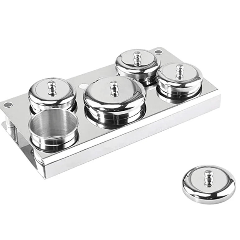 JNBS Empty Stainless Steel Liquid Container With Lids - Image 3
