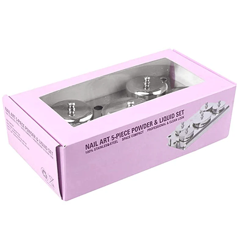 JNBS Empty Stainless Steel Liquid Container With Lids - Image 4