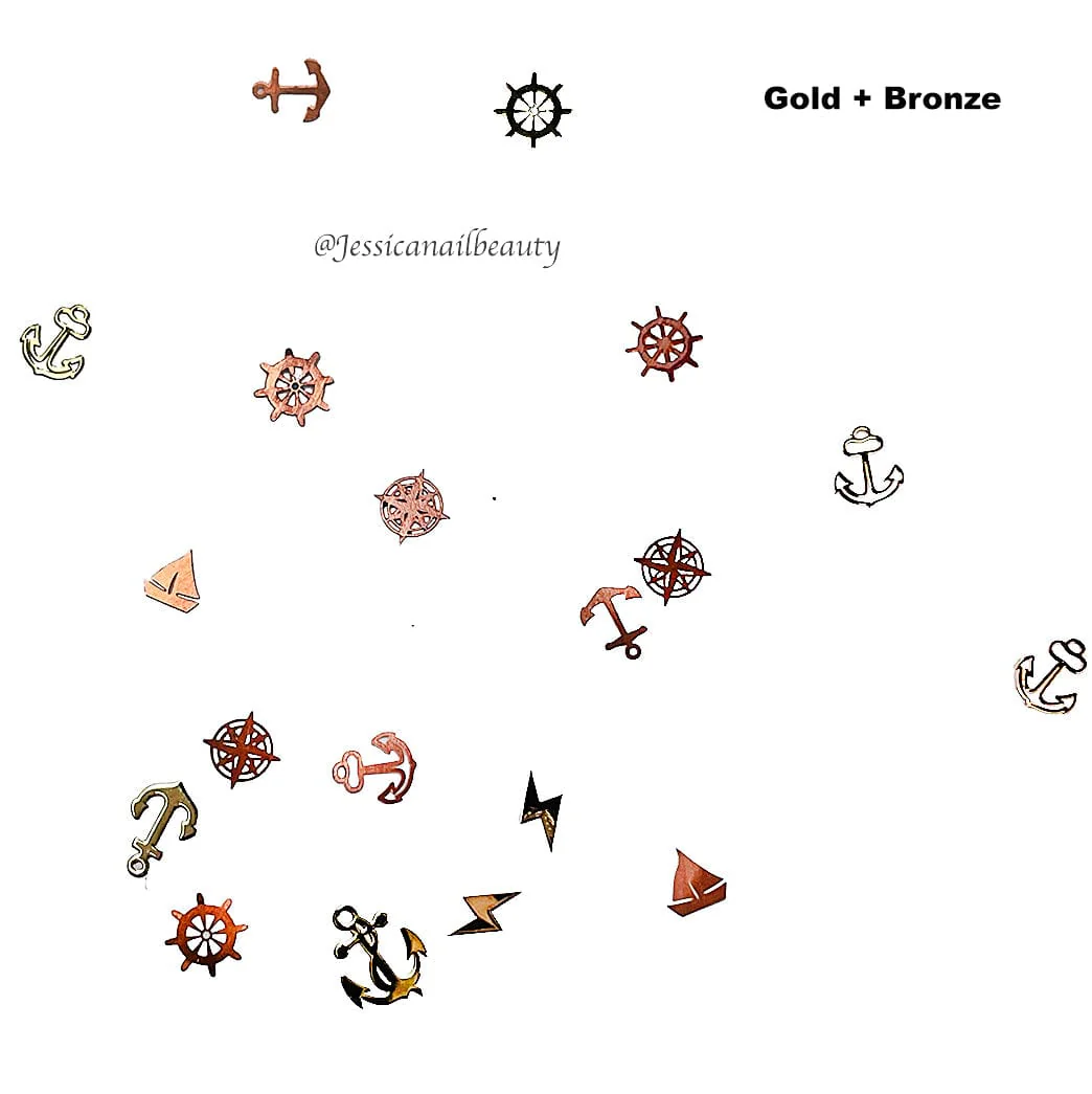 JNBS Glitter Metal Slices (6 Styles) - Image 4