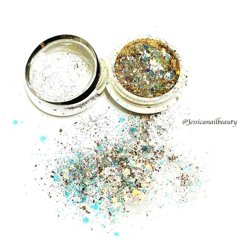 JNBS Glitter Holographic Mixed Hexagon 3g (8 Colors) - Image 11