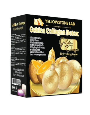 GOLDEN COLLAGEN DETOX Pedicure Kit 9 in 1 | Luxury Spa Foot Treatment - Image 8