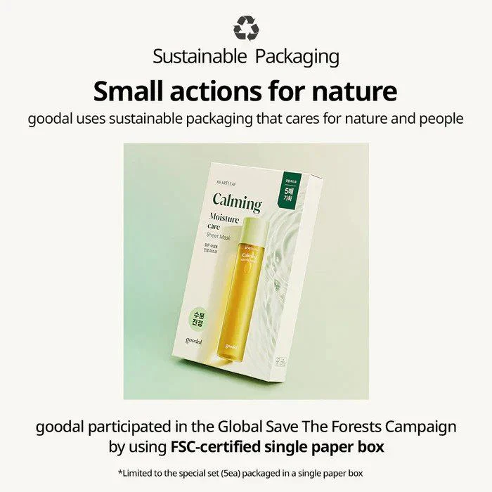 Goodal Heartleaf Calming Moisture Care Sheet Mask - Image 9