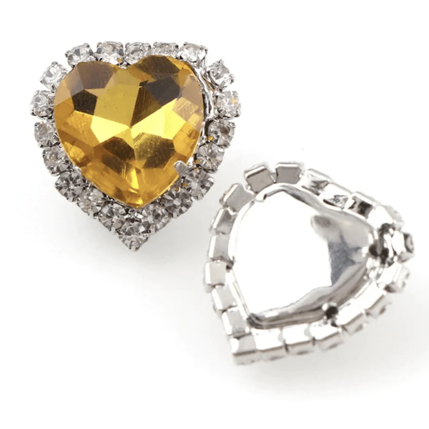 JNBS Heart-shaped Flatback Rhinestone (Bag of 10pcs) - Image 10