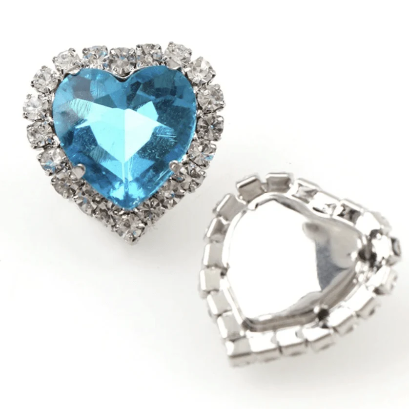 JNBS Heart-shaped Flatback Rhinestone (Bag of 10pcs) - Image 8