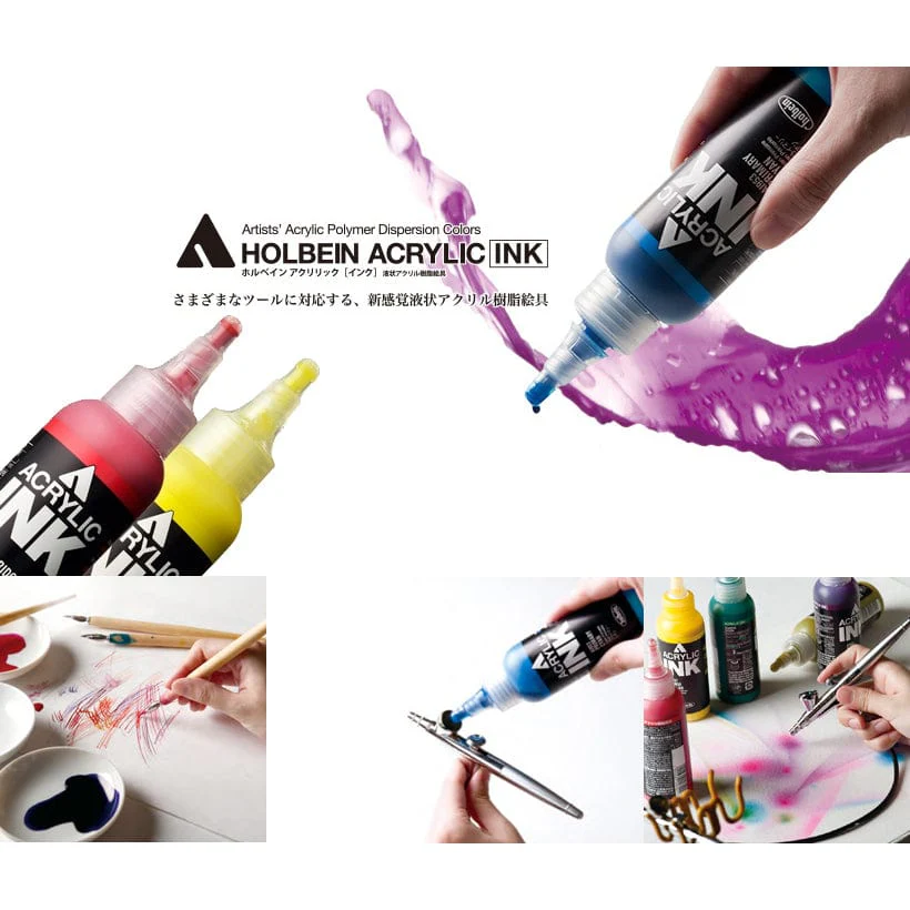 Holbein Acrylic Ink Super Opaque AI943 100ml - Image 3