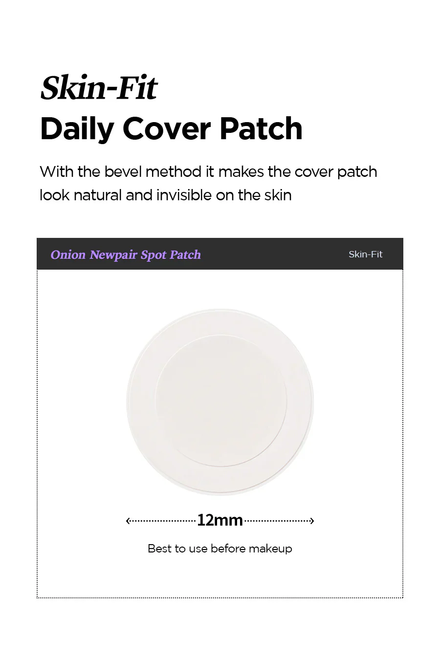 ISNTREE Onion Newpair Spot Patch (Skin Fit) (12Mm*15Ea) - Image 4