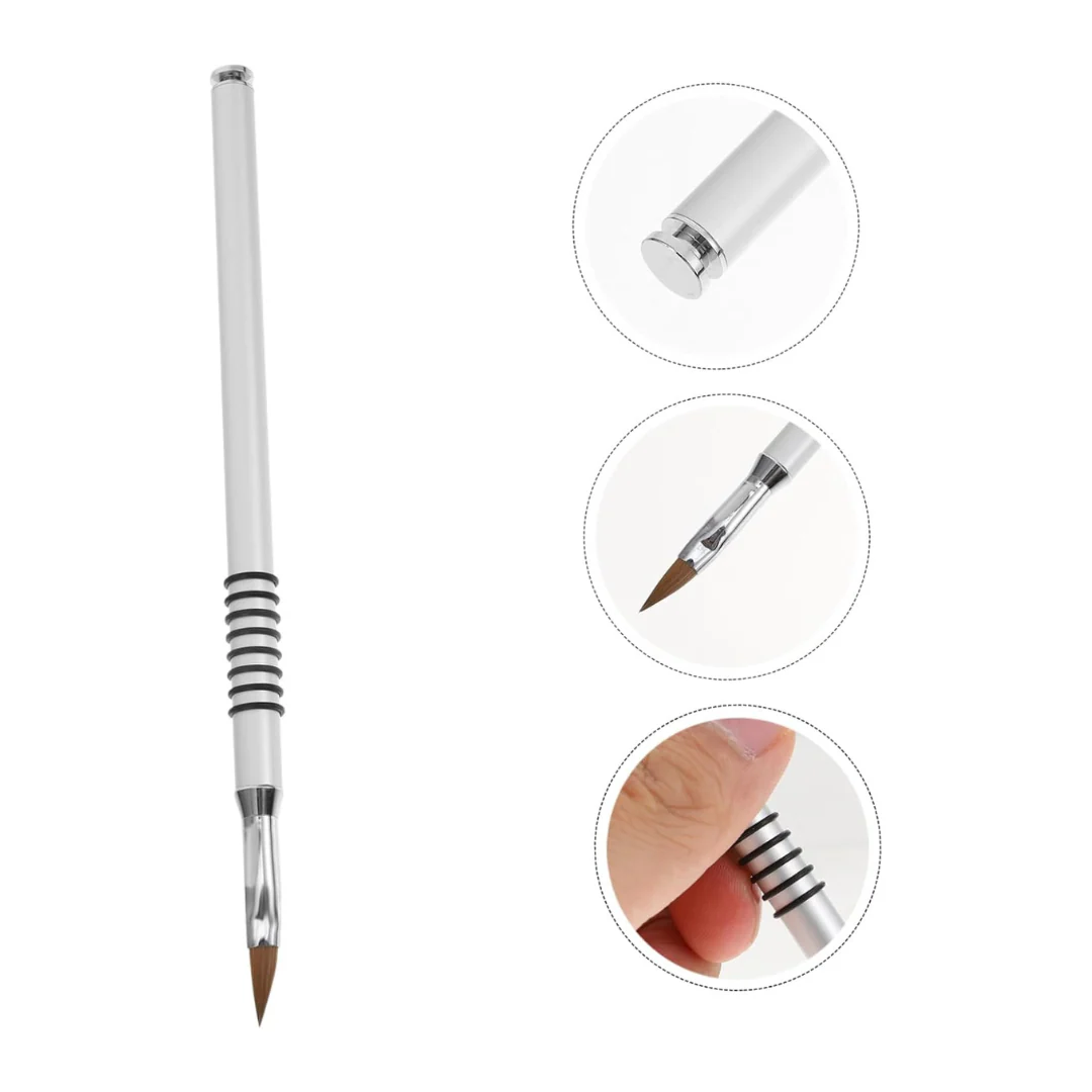 JNBS 3D Acrylic Nail Art Brush Silver - Image 4