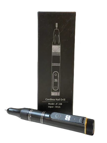 JNBS Cordless Nail Drill Pen with LCD Screen 35K RPM JF-108