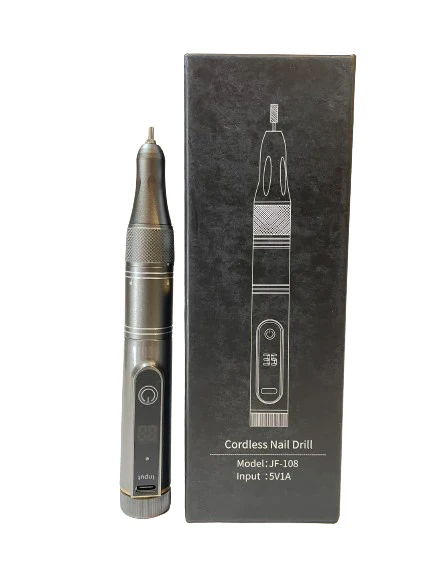 JNBS Cordless Nail Drill Pen with LCD Screen 35K RPM JF-108 - Image 3