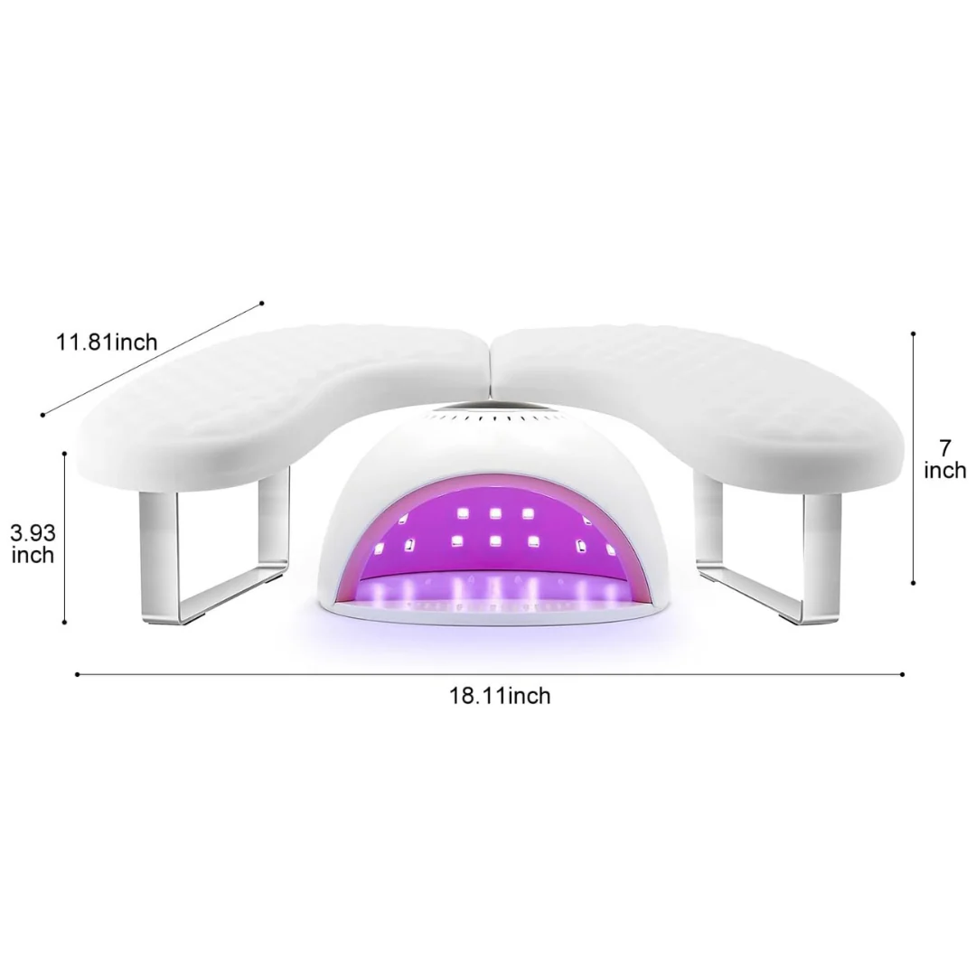 JNBS Cushion U Shape Foldable Nail Arm Rest - Image 3