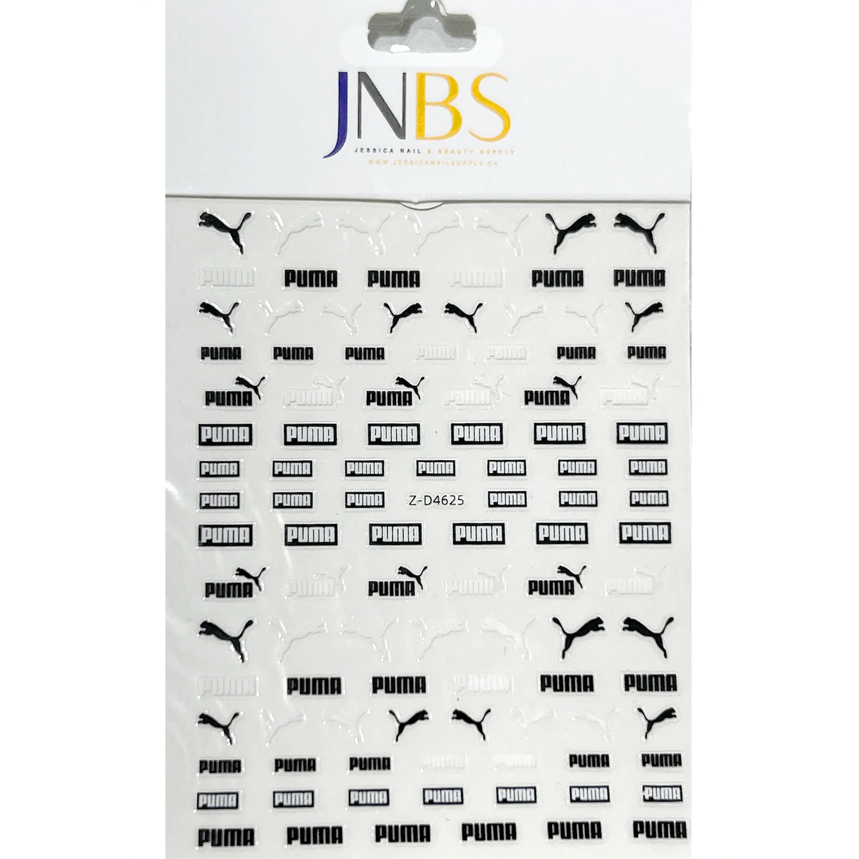 JNBS Designer Nail Sticker Transparent Clear (Choose your style 2) - Image 3