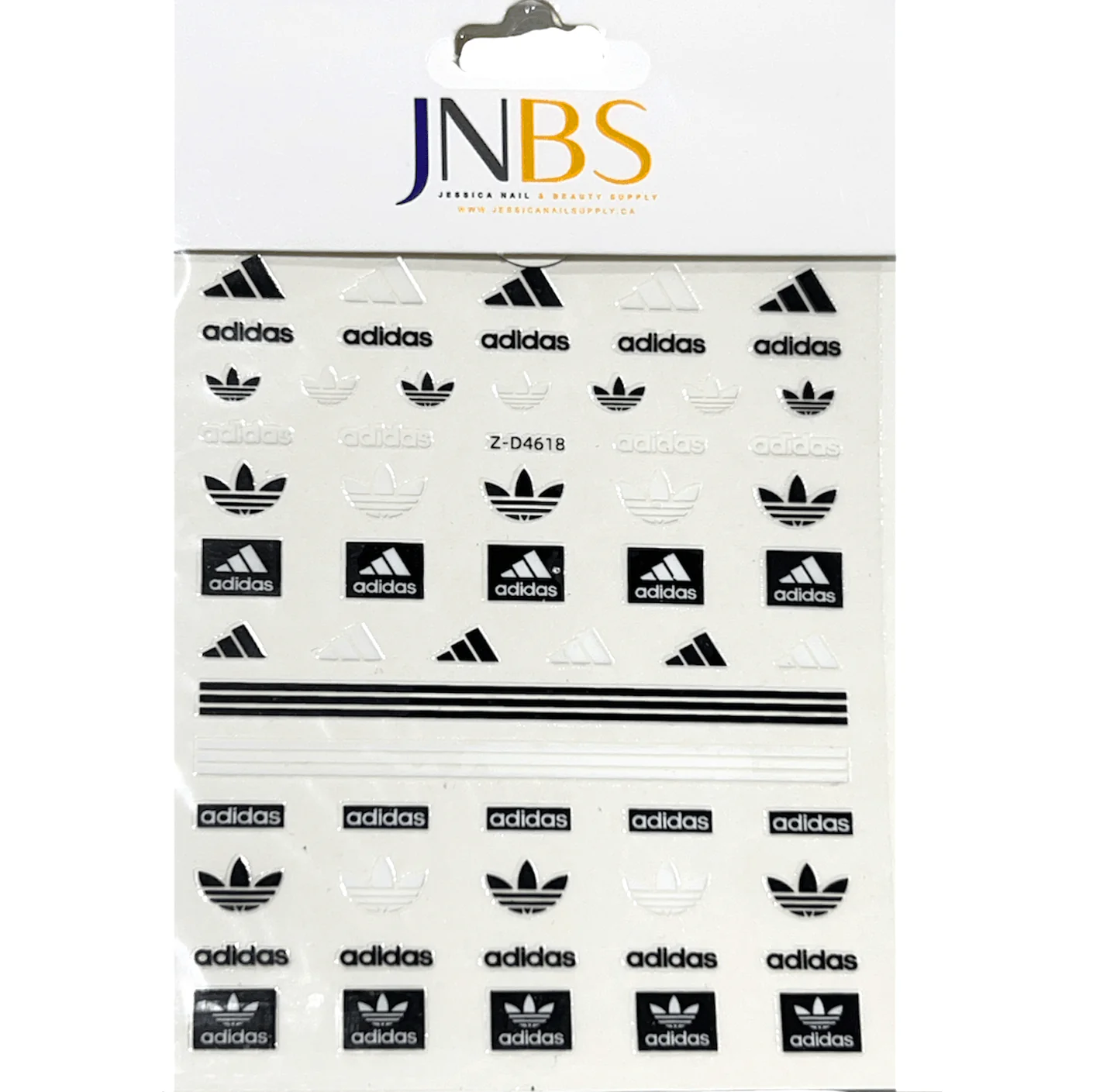 JNBS Designer Nail Sticker Transparent Clear (Choose your style 2) - Image 5
