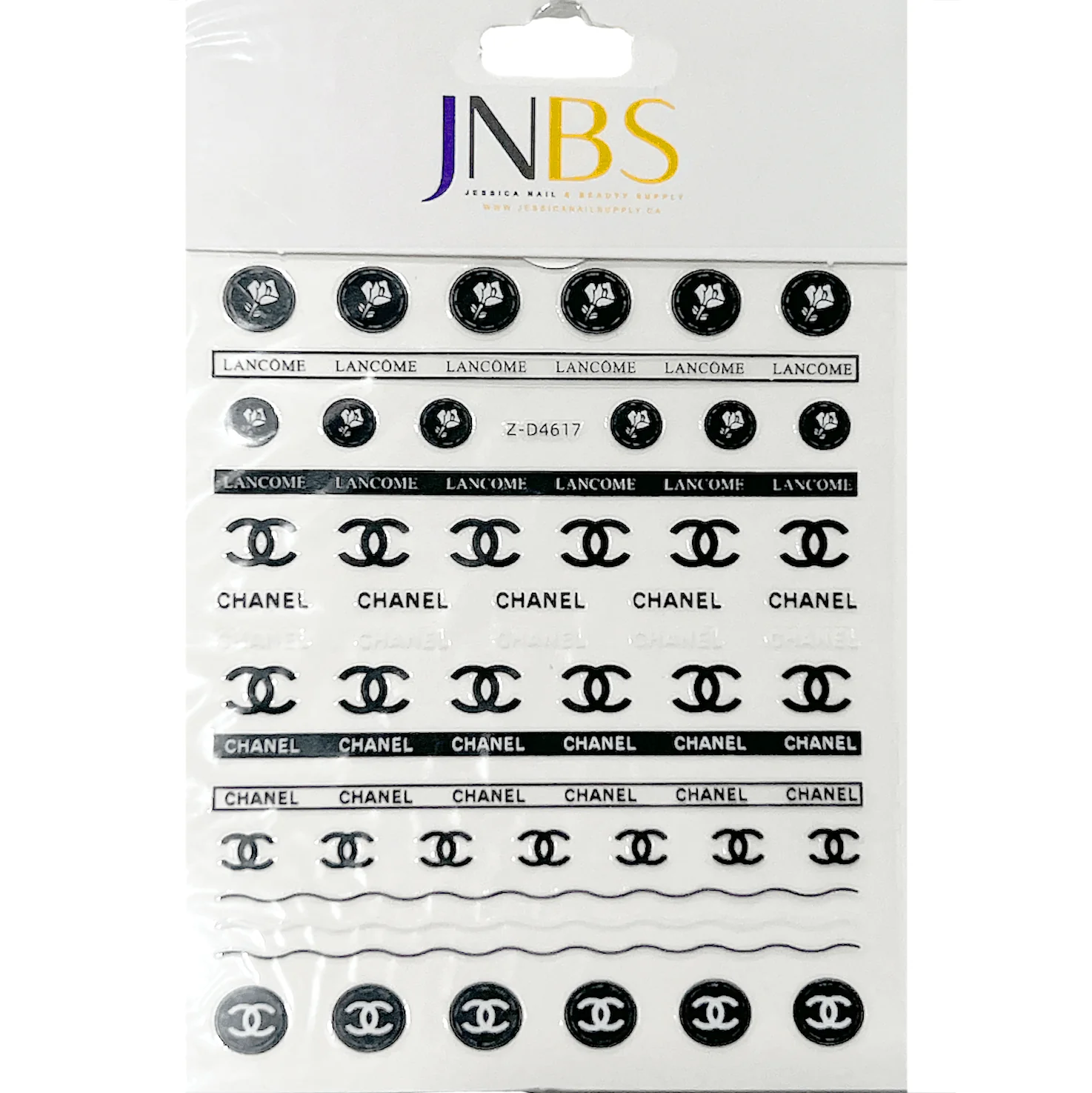 JNBS Designer Nail Sticker Transparent Clear (Choose your style 2) - Image 6