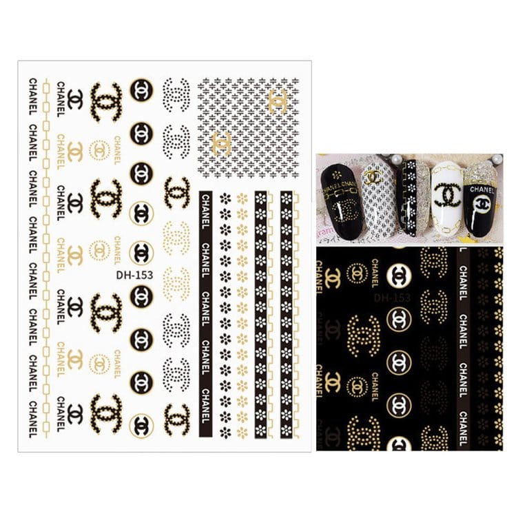 JNBS Designer Nail Sticker Transparent Clear (Choose your style 2) - Image 9