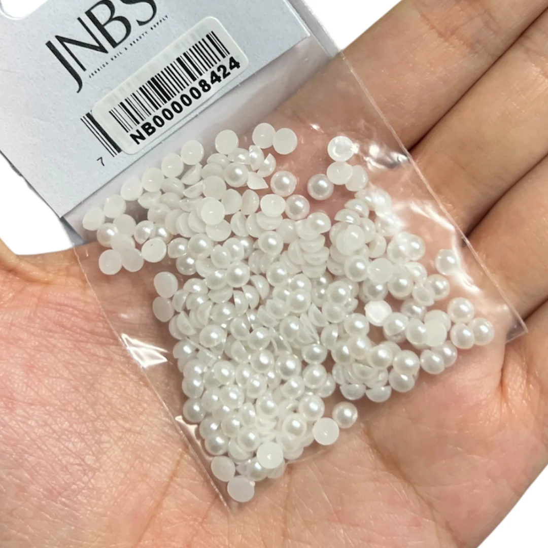 JNBS  Flat-Back Pearl Nail Charm (4 Styles) - Image 2