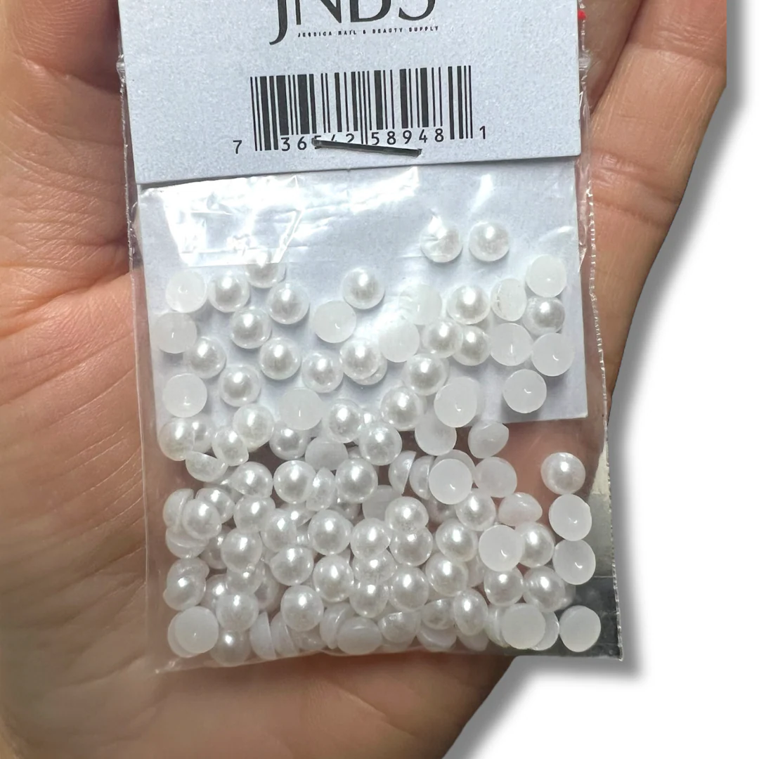 JNBS  Flat-Back Pearl Nail Charm (4 Styles) - Image 6