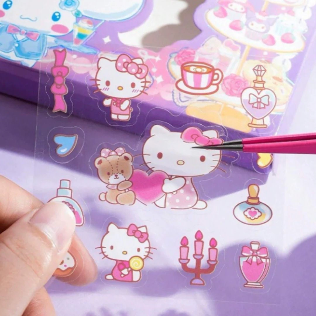 JNBS Hello Kitty & Friends 100 Pages Sticker Decoration Set - Image 3