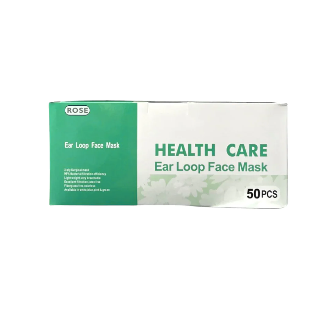 Rose Health Care Ear Loop Face Mask (Box of 50pcs) - Image 2