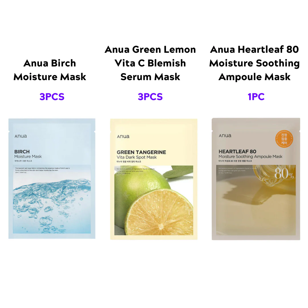 MAMA GLOW Kit (7pcs) - Face Mask Bundle - Image 2