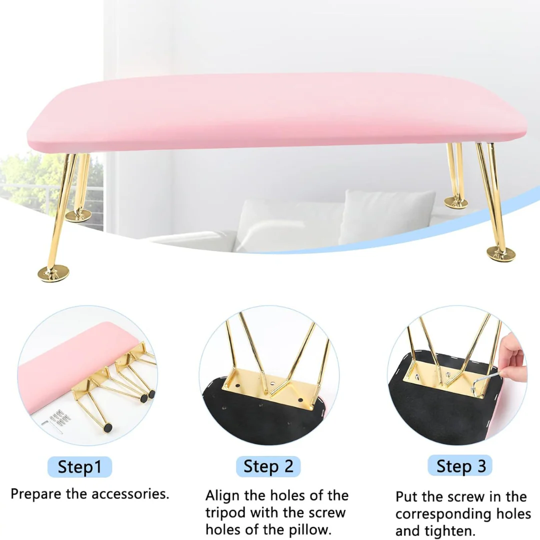 JNBS Nail Arm Rest for Nail Tech Cushion Stand Manicure Hand - Image 7