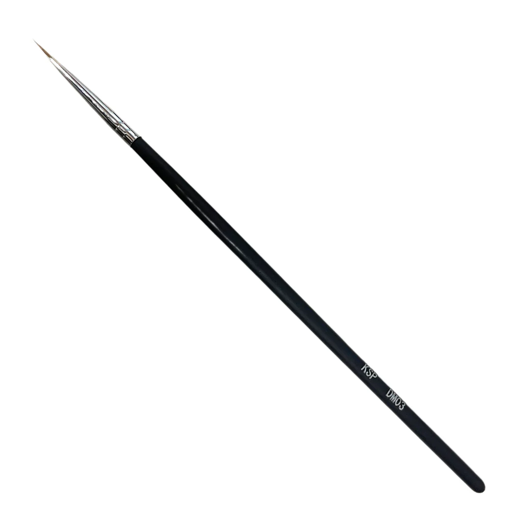 JNBS Nail Art Brush Liner Black Wooden - Image 2