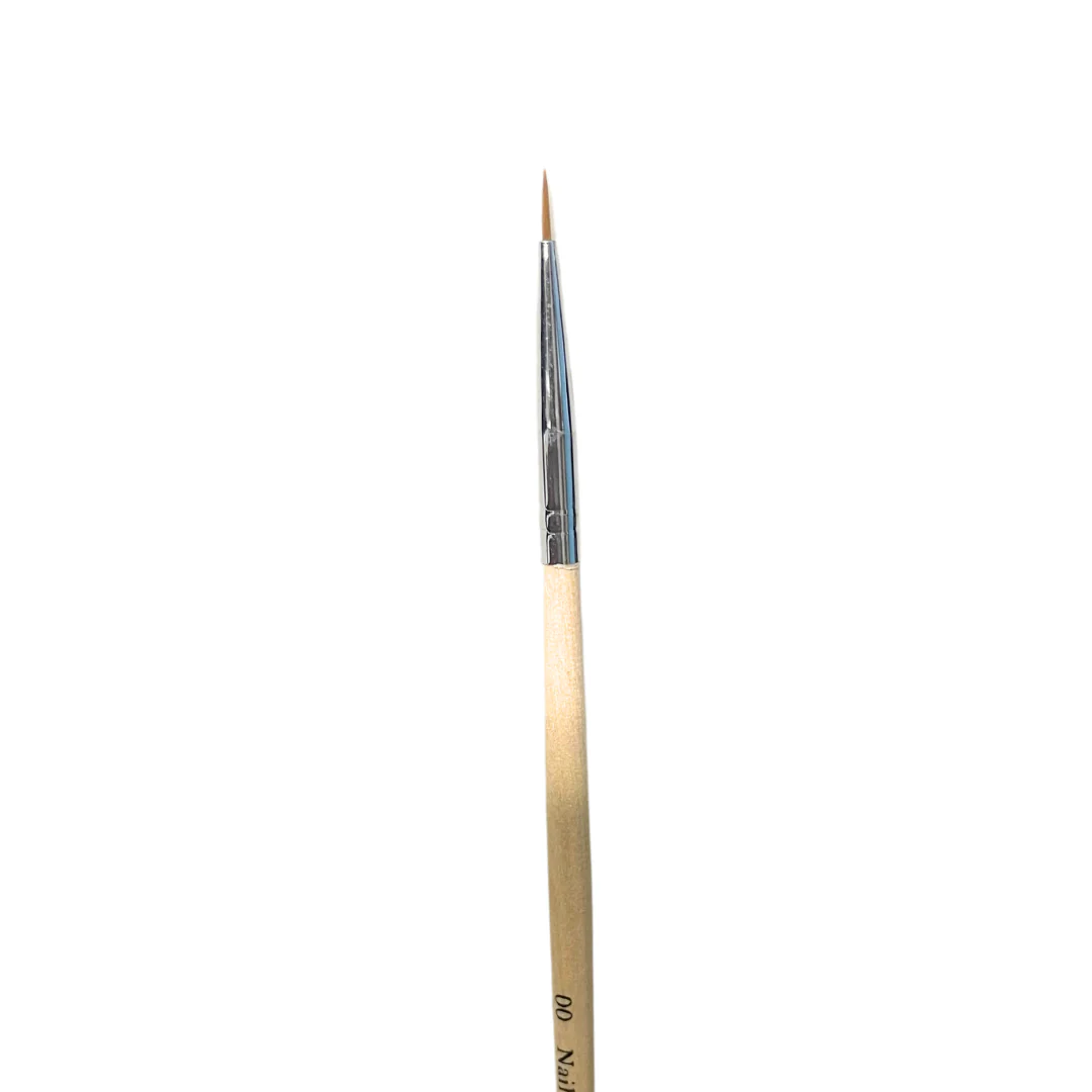 JNBS Nail Art Brush Liner Yellow Wooden - Image 3