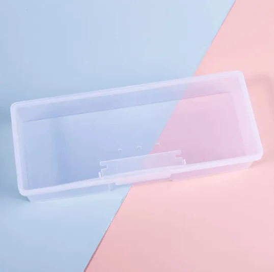 JNBS Nail Art Plastic Transparent Storage Box (Assorted color) - Image 3