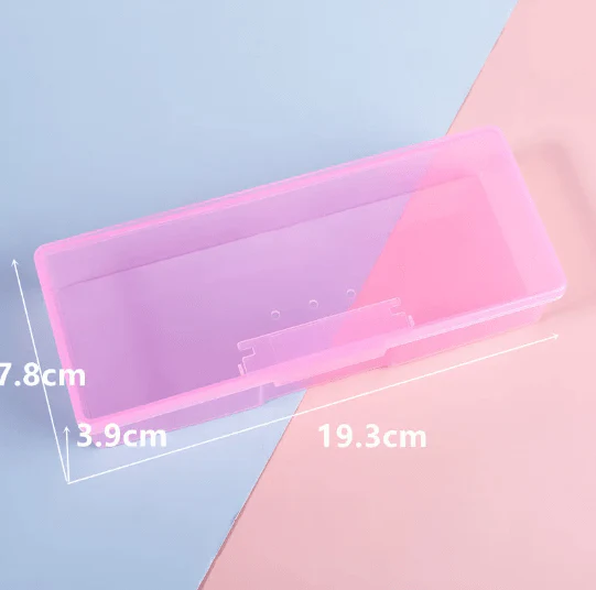 JNBS Nail Art Plastic Transparent Storage Box (Assorted color) - Image 7