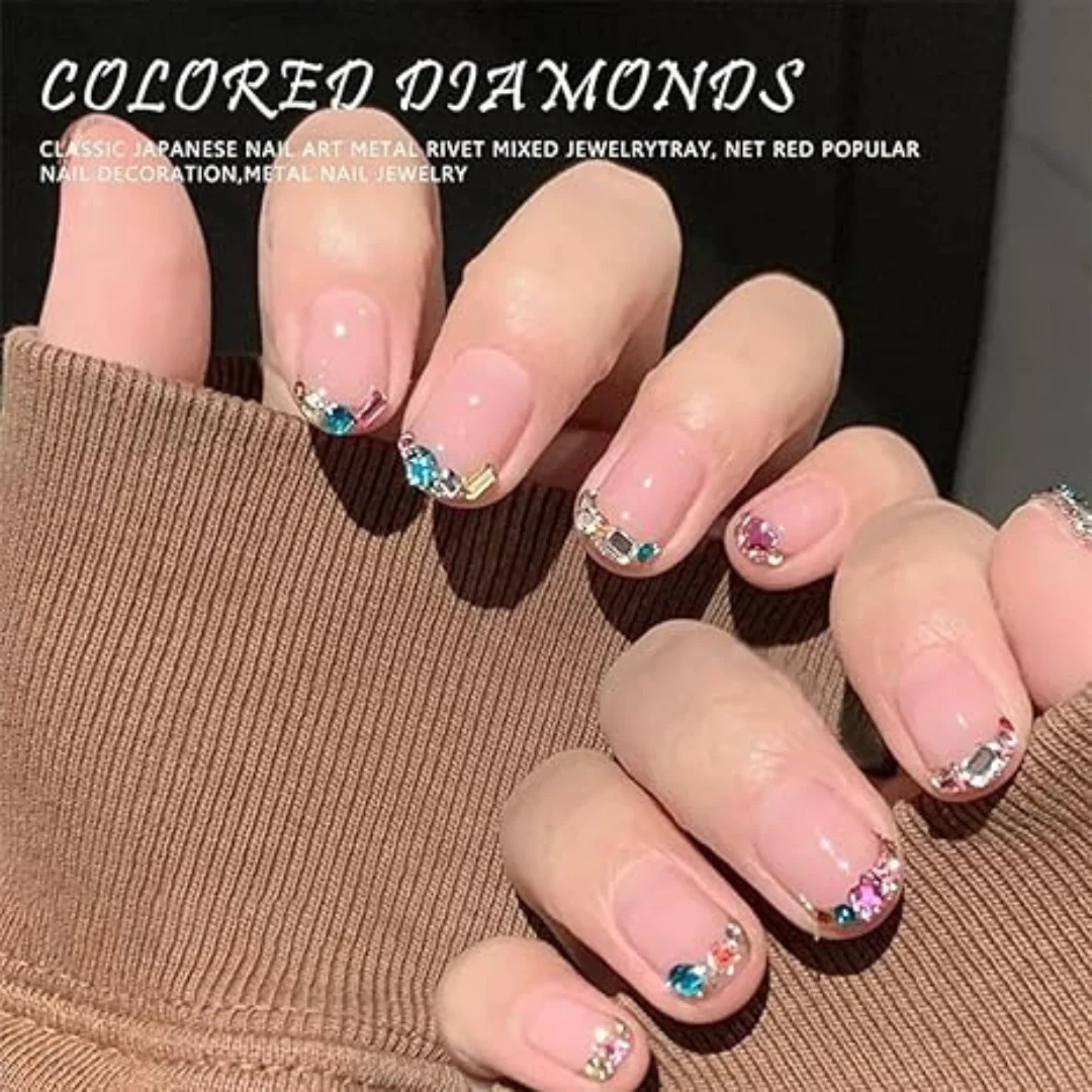 JNBS Nail Charm Acrylic Decoration Mix 1000pcs/bag - Image 4